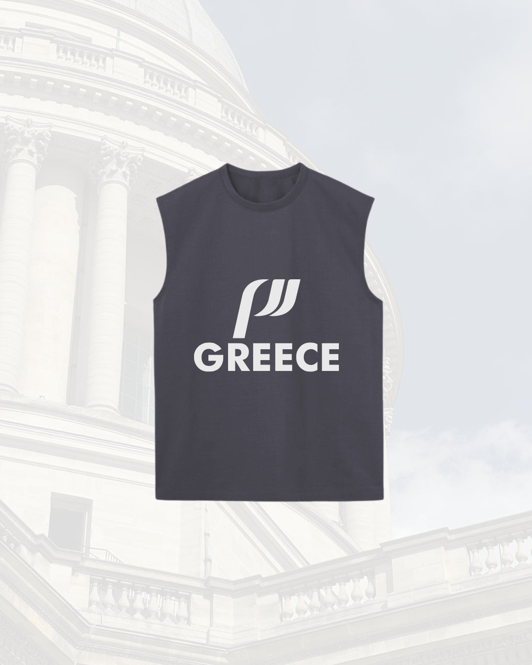 GREECE GREY TANK TOP