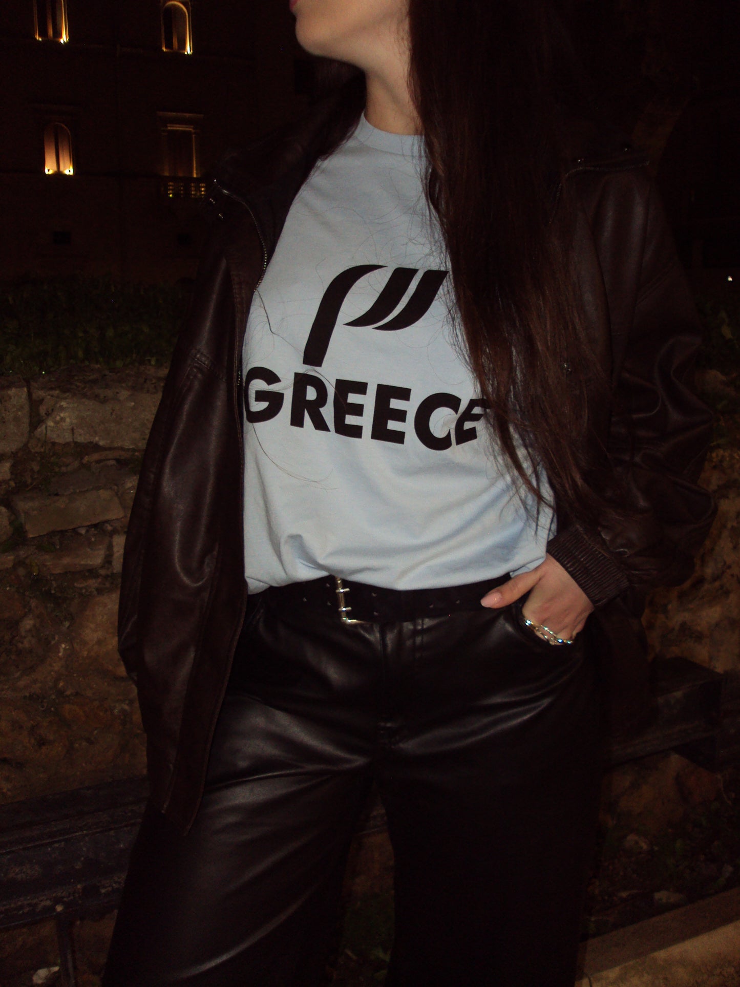 GREECE LIGHT BLUE TEE