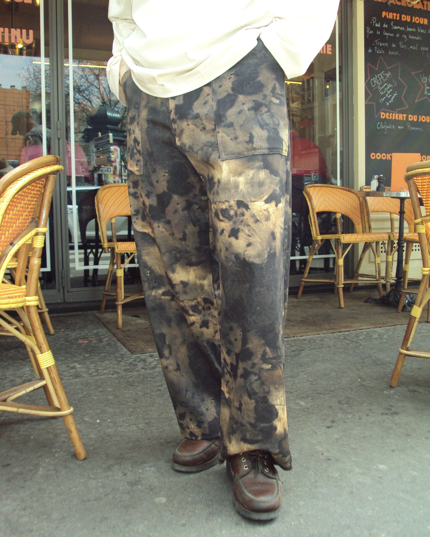 TREE STRAIGHT LEG TROUSER