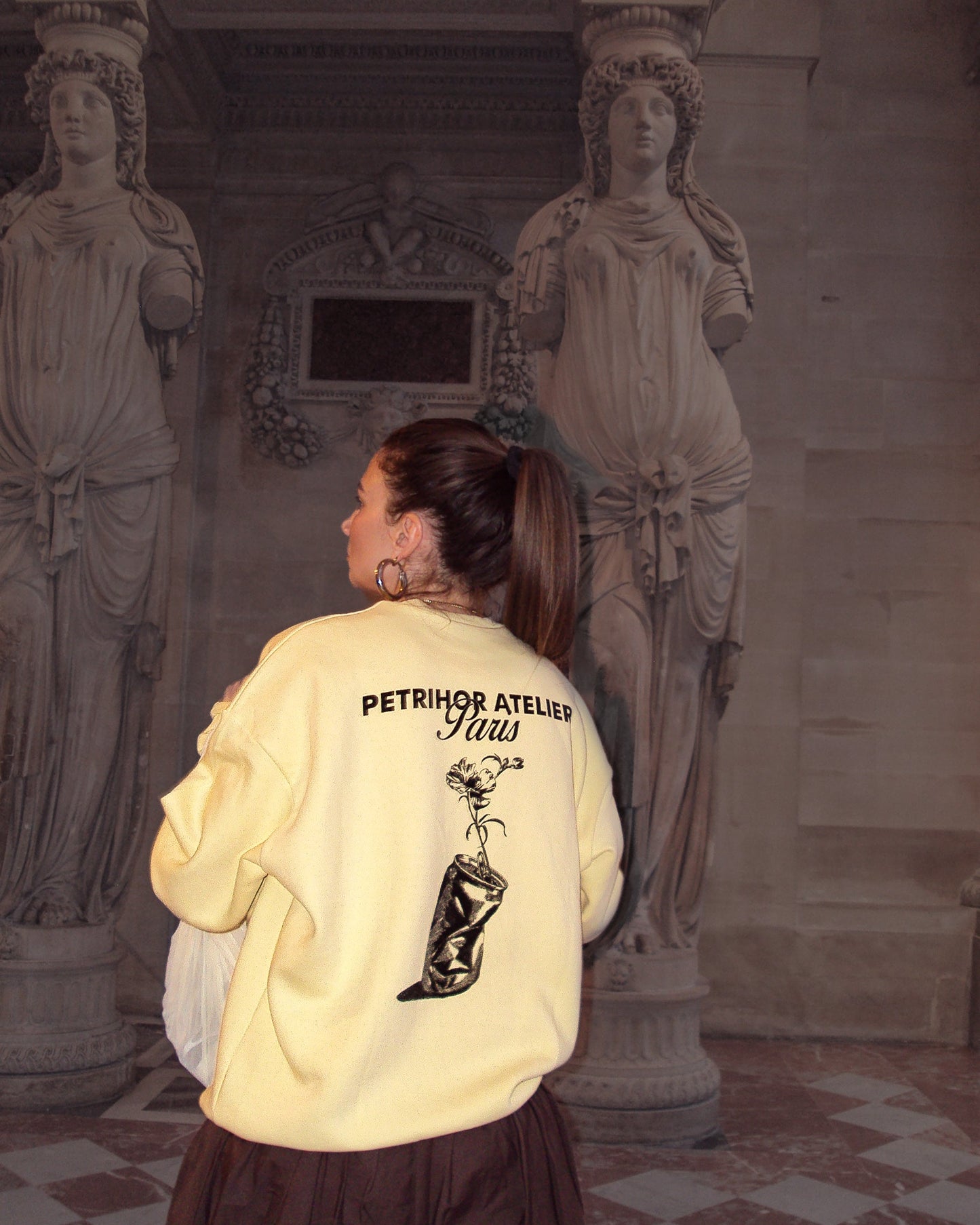 PARIS YELLOW CREWNECK