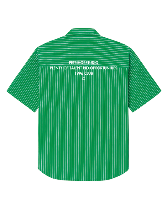 1996 CLUB STRIPPED GREEN SHIRT