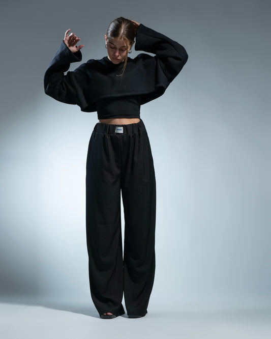 ''OG'' LOOSE PANTS BLACK