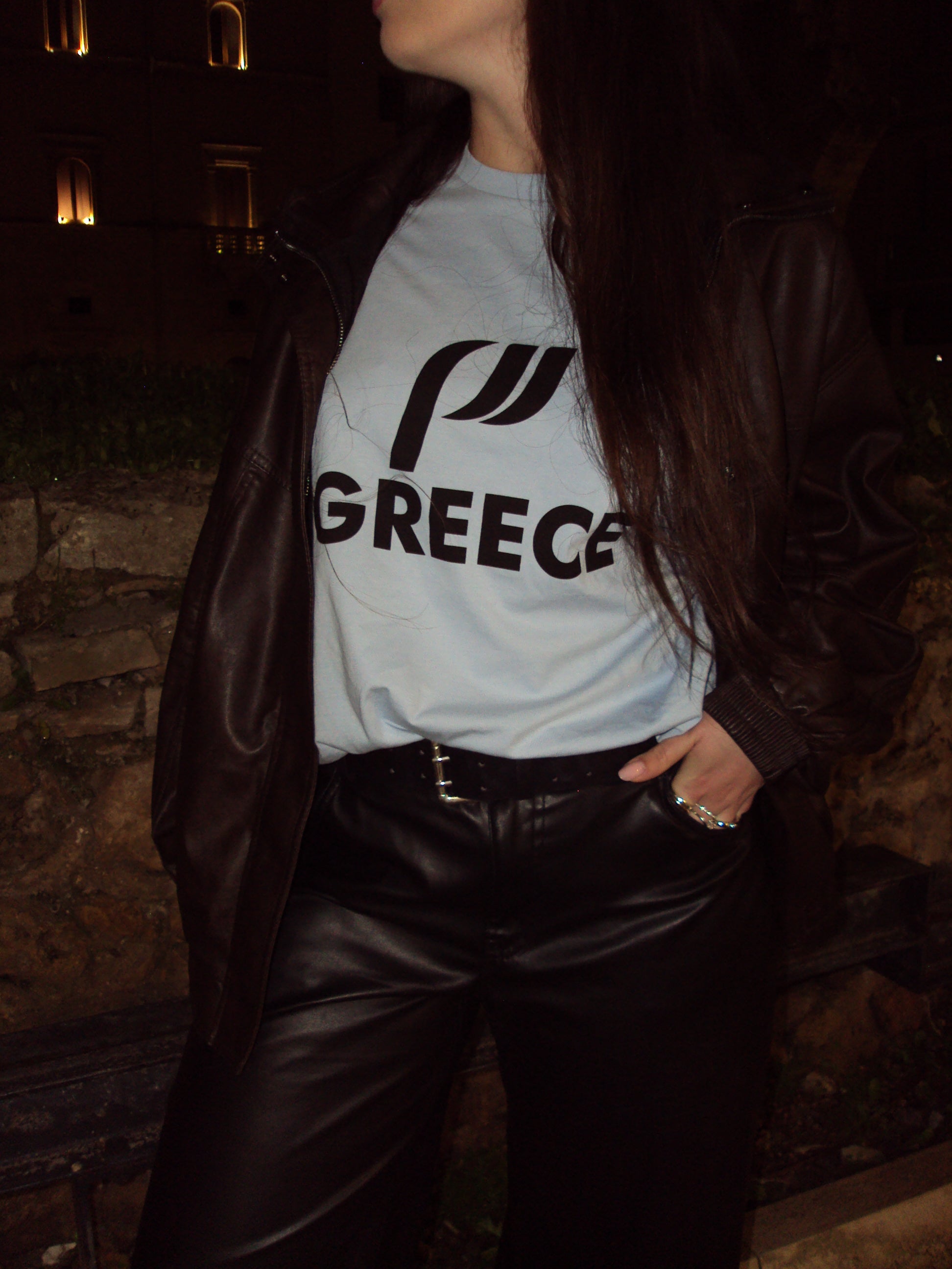 GREECE LIGHT BLUE TEE