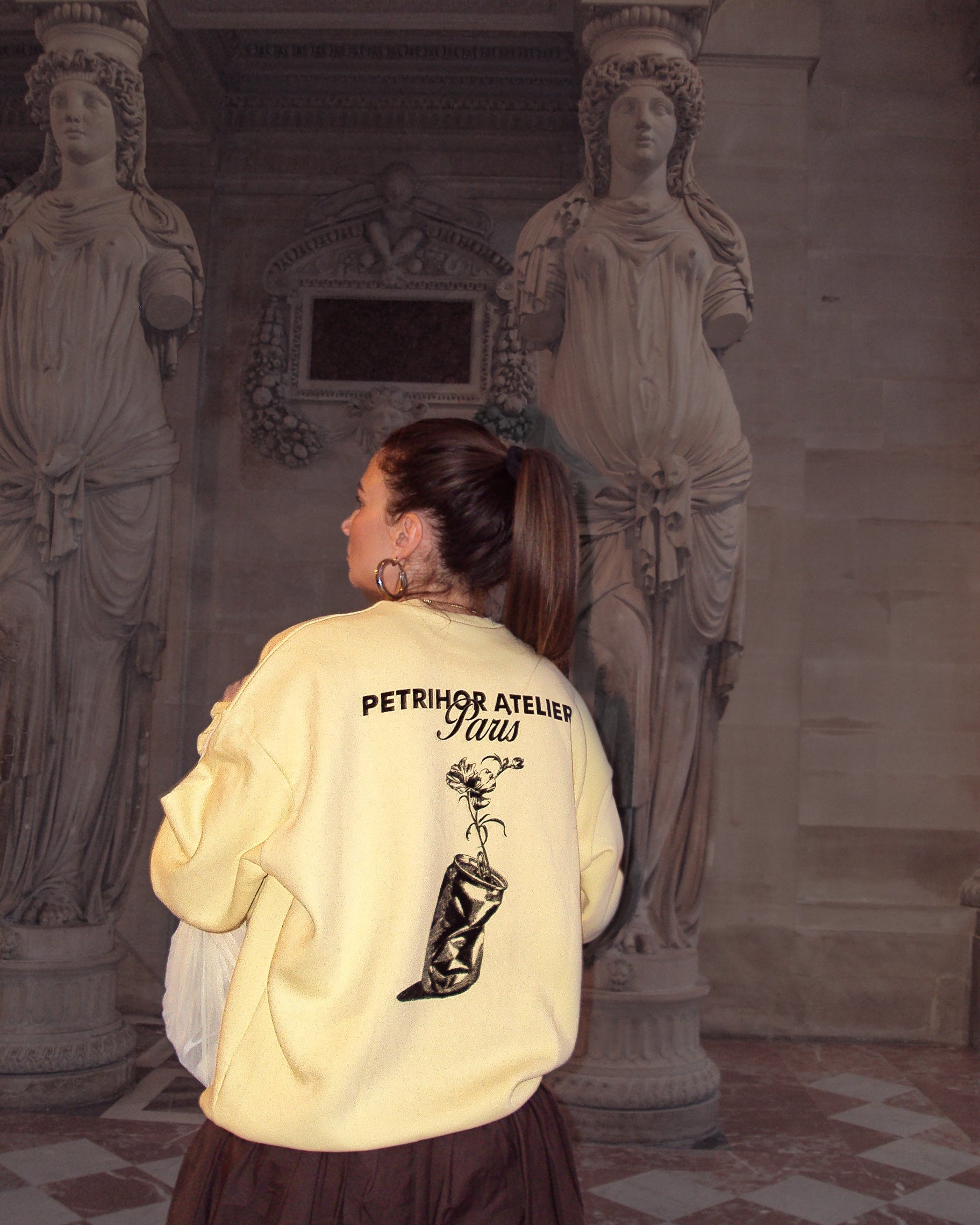 PARIS YELLOW CREWNECK