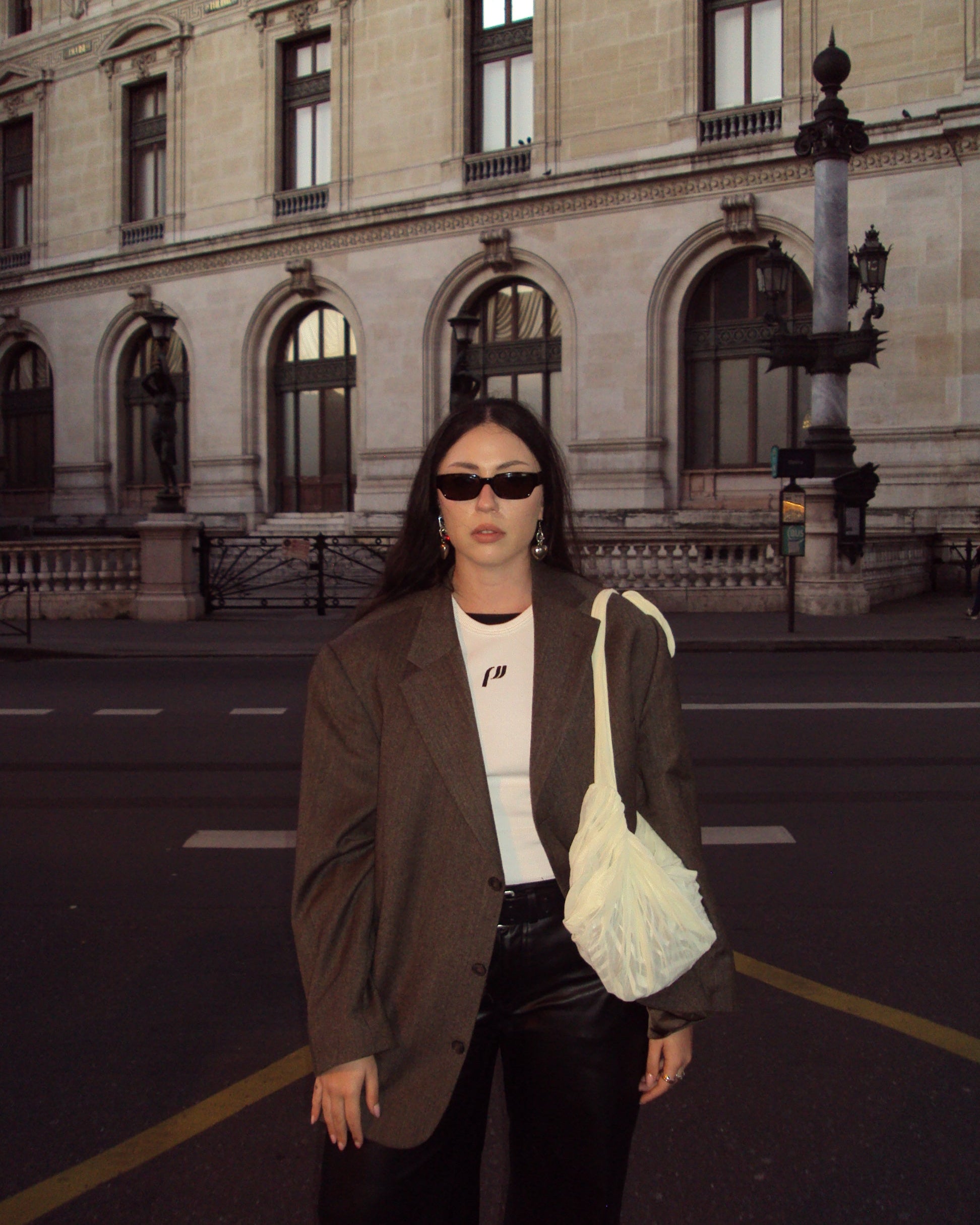 WHITE RIBBED TANK TOP