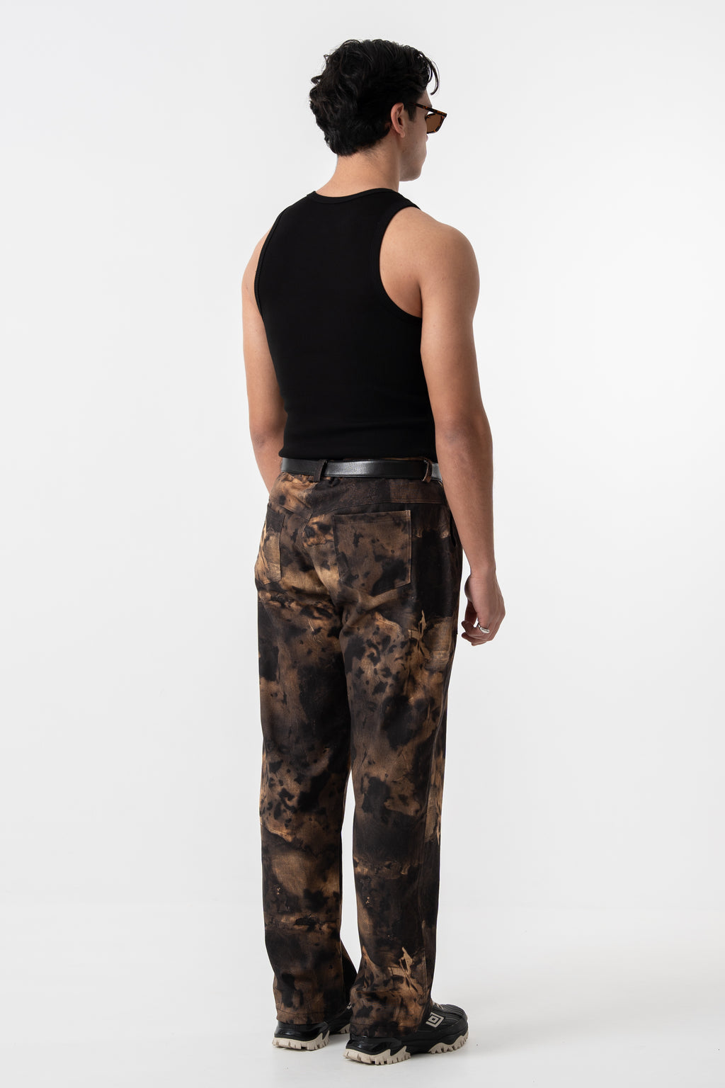 TREE STRAIGHT LEG TROUSERS