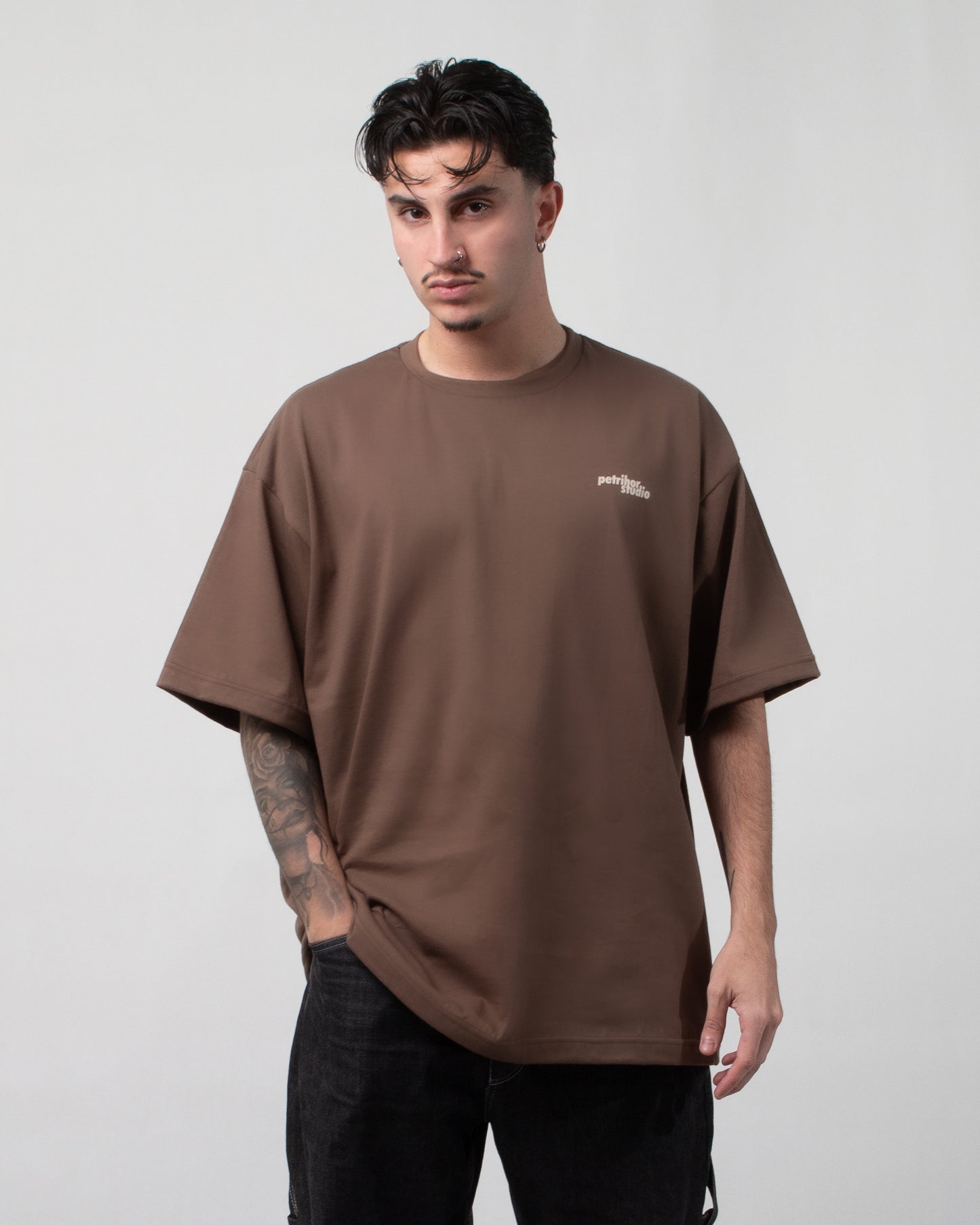 HORIZON TEE BROWN