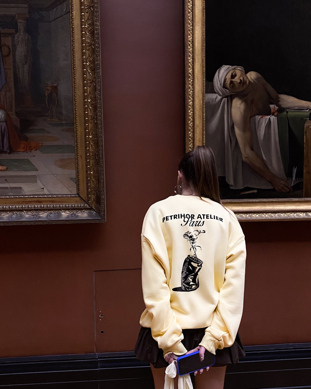 PARIS YELLOW CREWNECK
