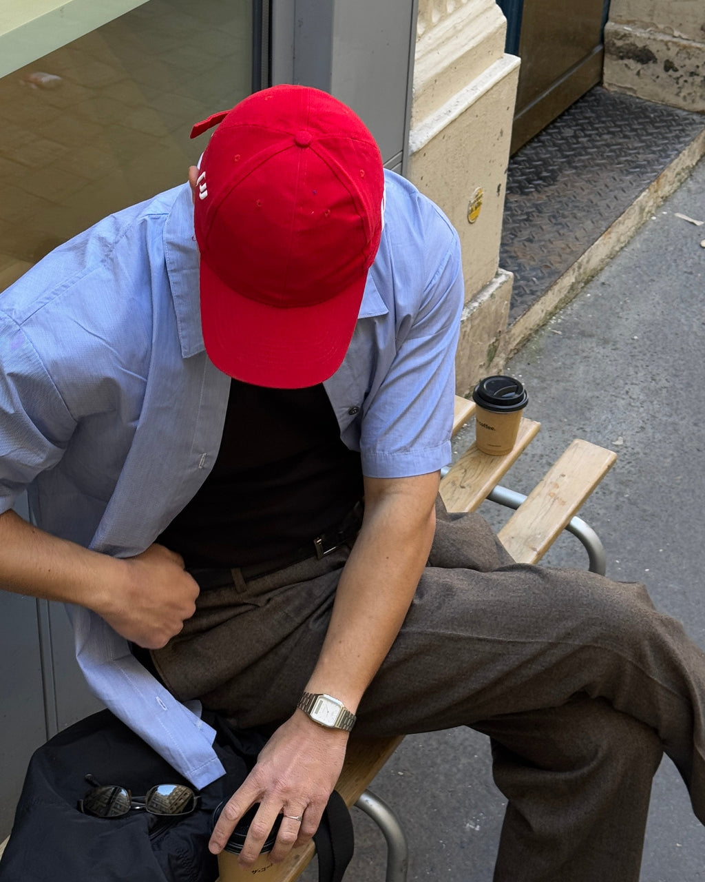 1996 CLUB STRIPPED BLUE SHIRT