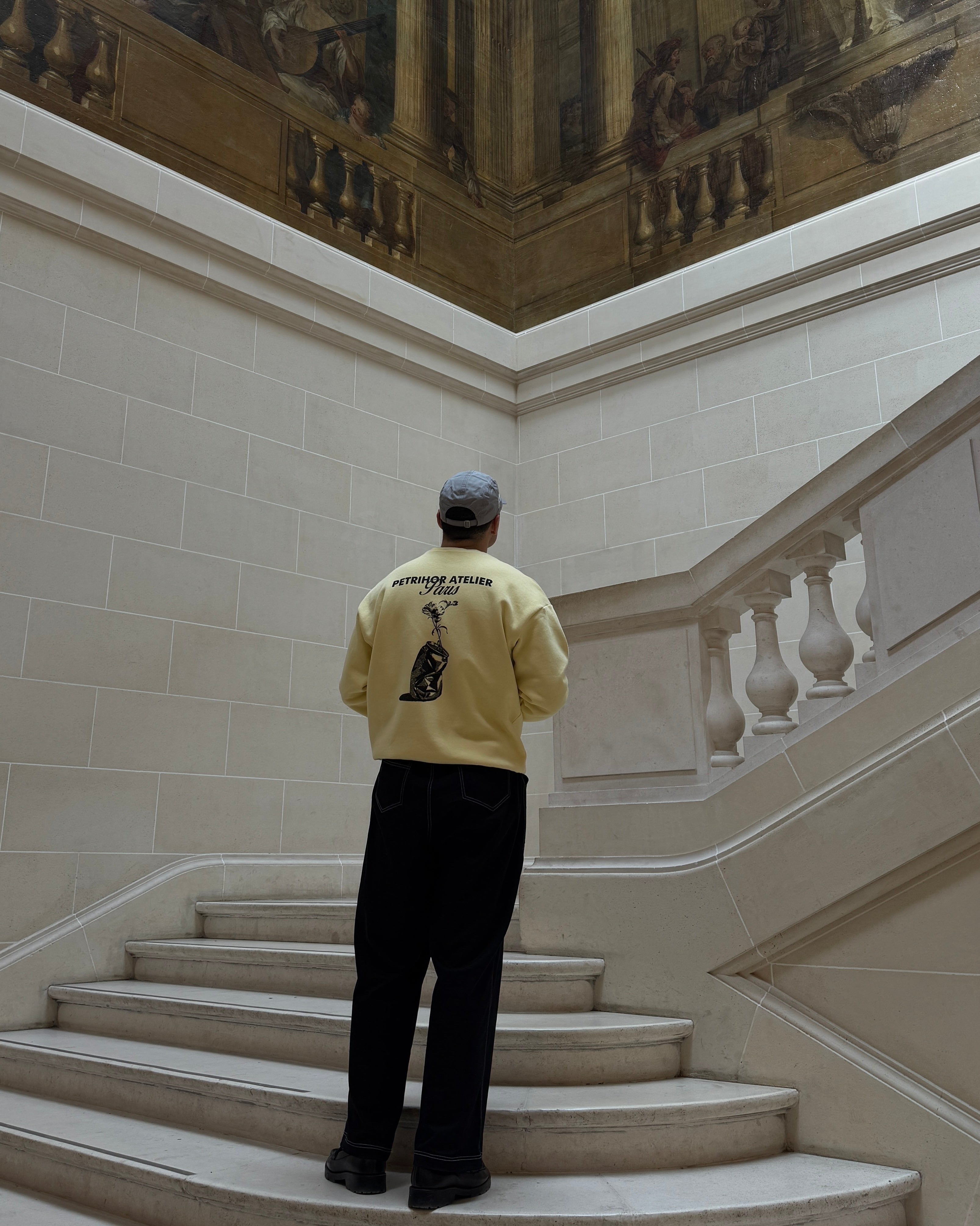 PARIS YELLOW CREWNECK