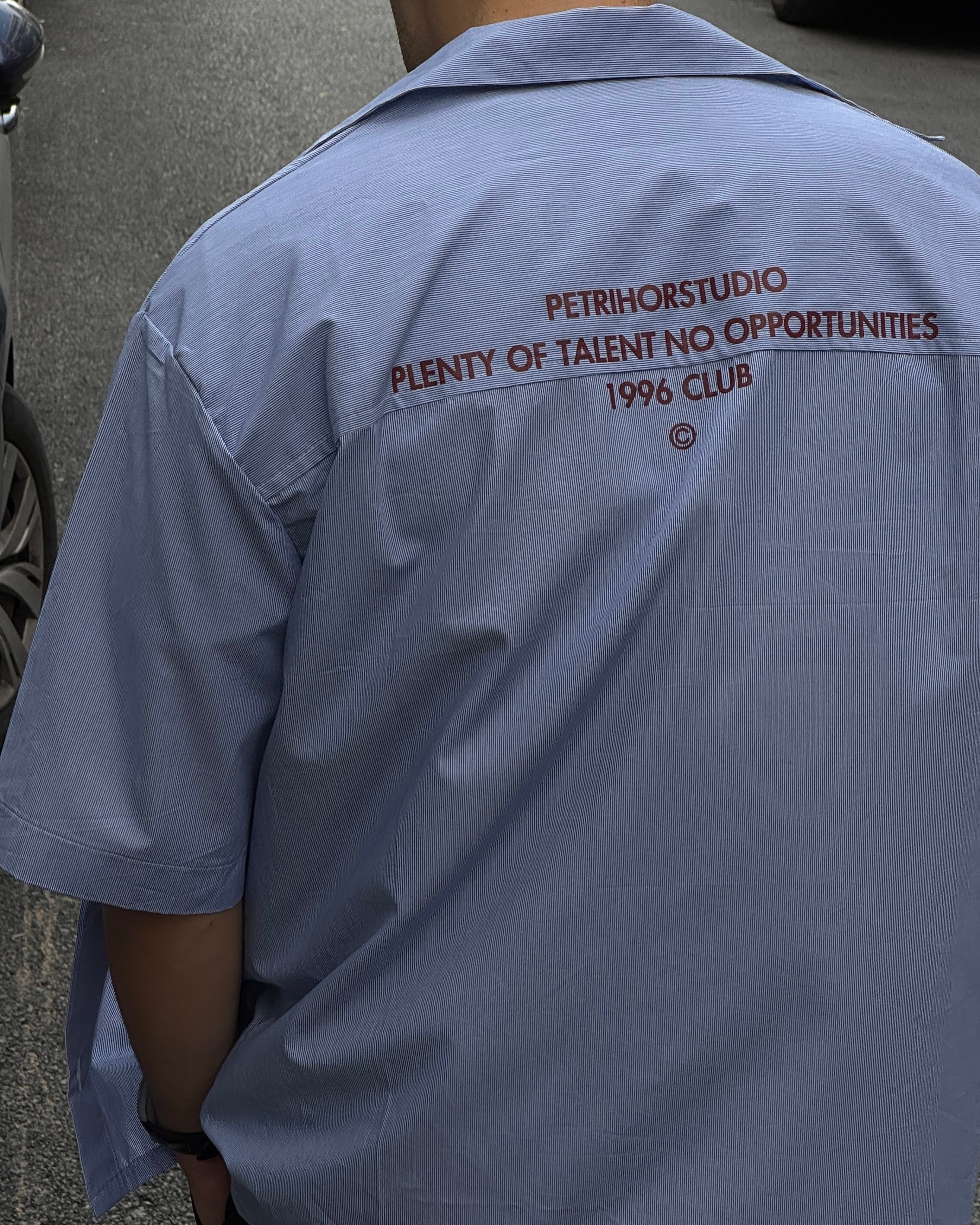 1996 CLUB STRIPPED BLUE SHIRT