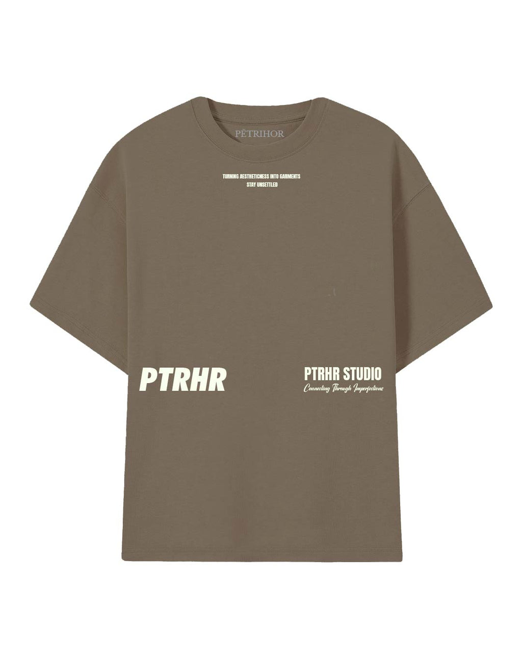 IMPERFECTIONS TEE BROWN