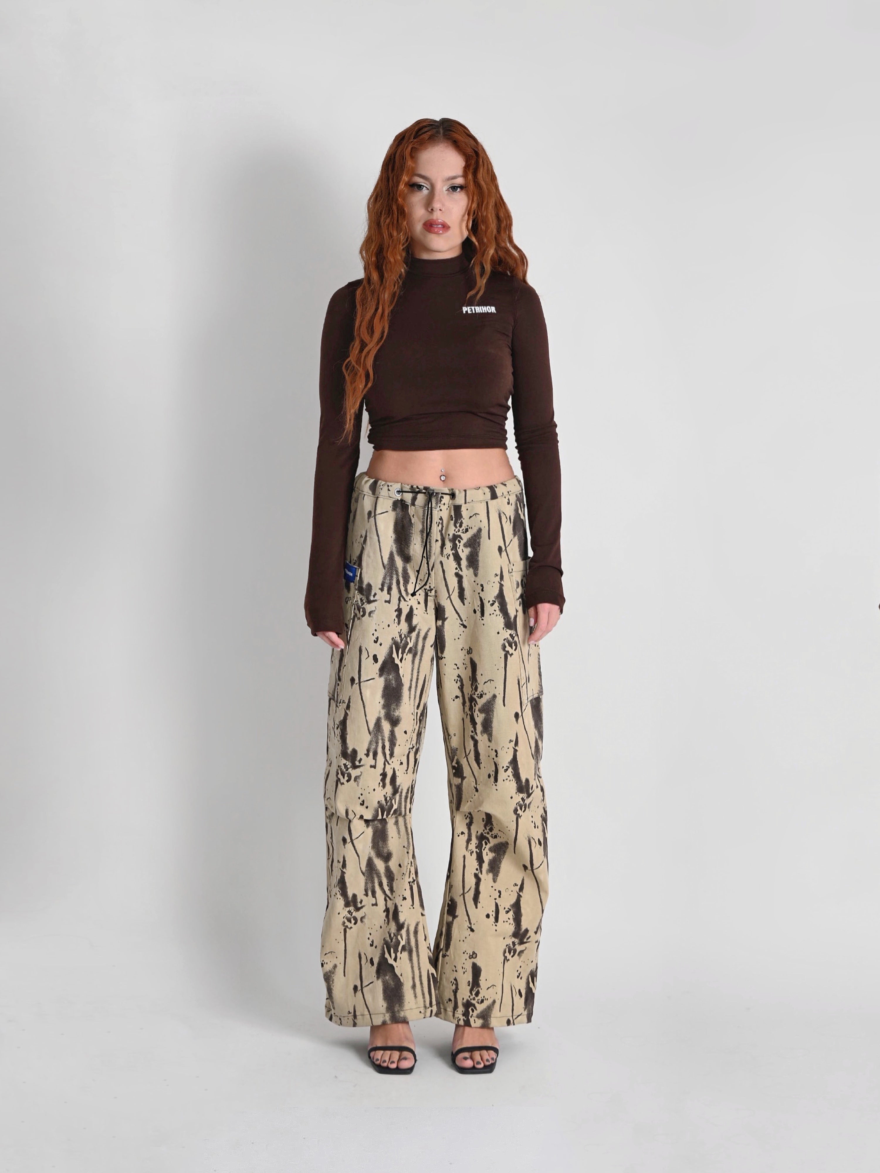 '' PRIMAL'' brown cargo pants