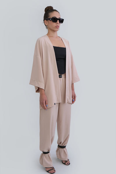 Beige 2025 kimono jacket